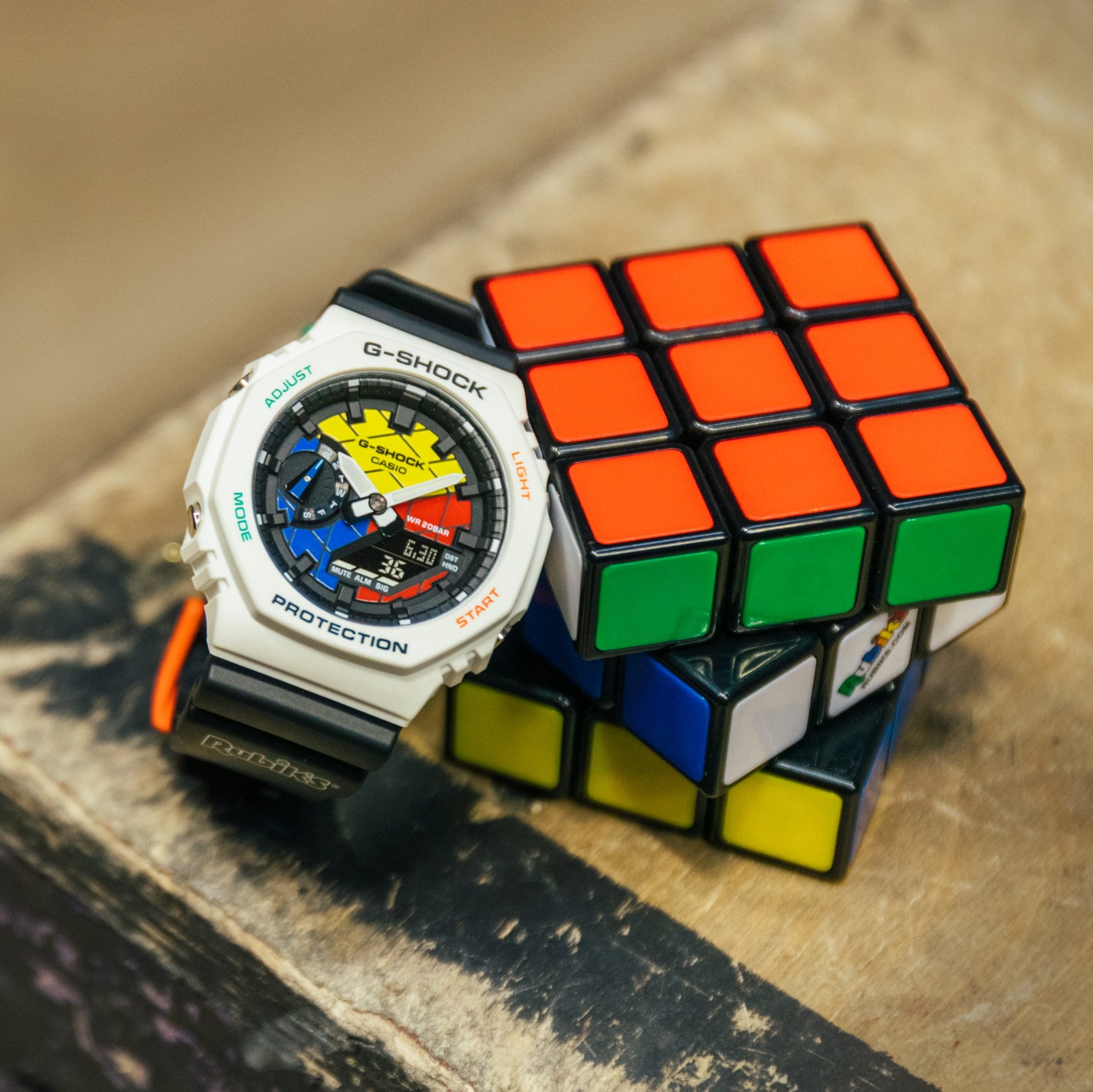 Rubik's Cube Collaboration Model | G-Shock Watch